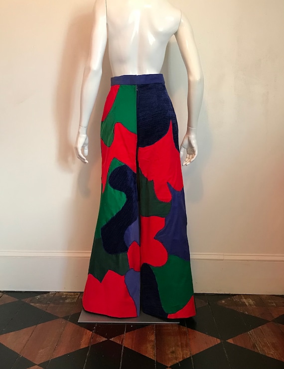 1970's Mountain Artisans patchwork pants/size 10 - image 4