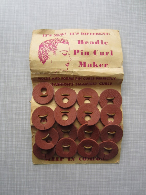 1920's Beadle pin curl maker/original package/unus
