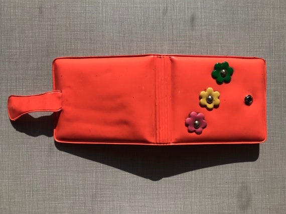 1970's dead stock vinyl wallets with flowers/4 co… - image 8