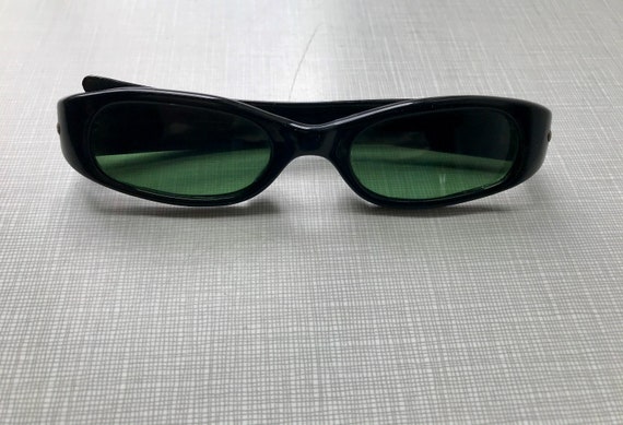 1960's black plastic 'new wave' sunglasses....befo
