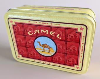 Vintage metalen sigarettenblikje kameel - onberispelijk verzamelobject
