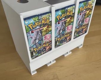 Dispensador de paquetes de cromos, individual, doble, triple
