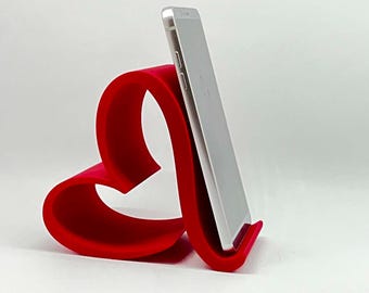 Soporte para teléfono en forma de corazón