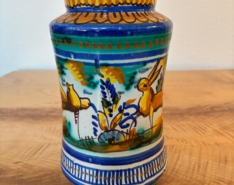 Vaso in maiolica dipinto a mano Casa Gonzalez – Decorazione in terracotta in stile rustico spagnolo