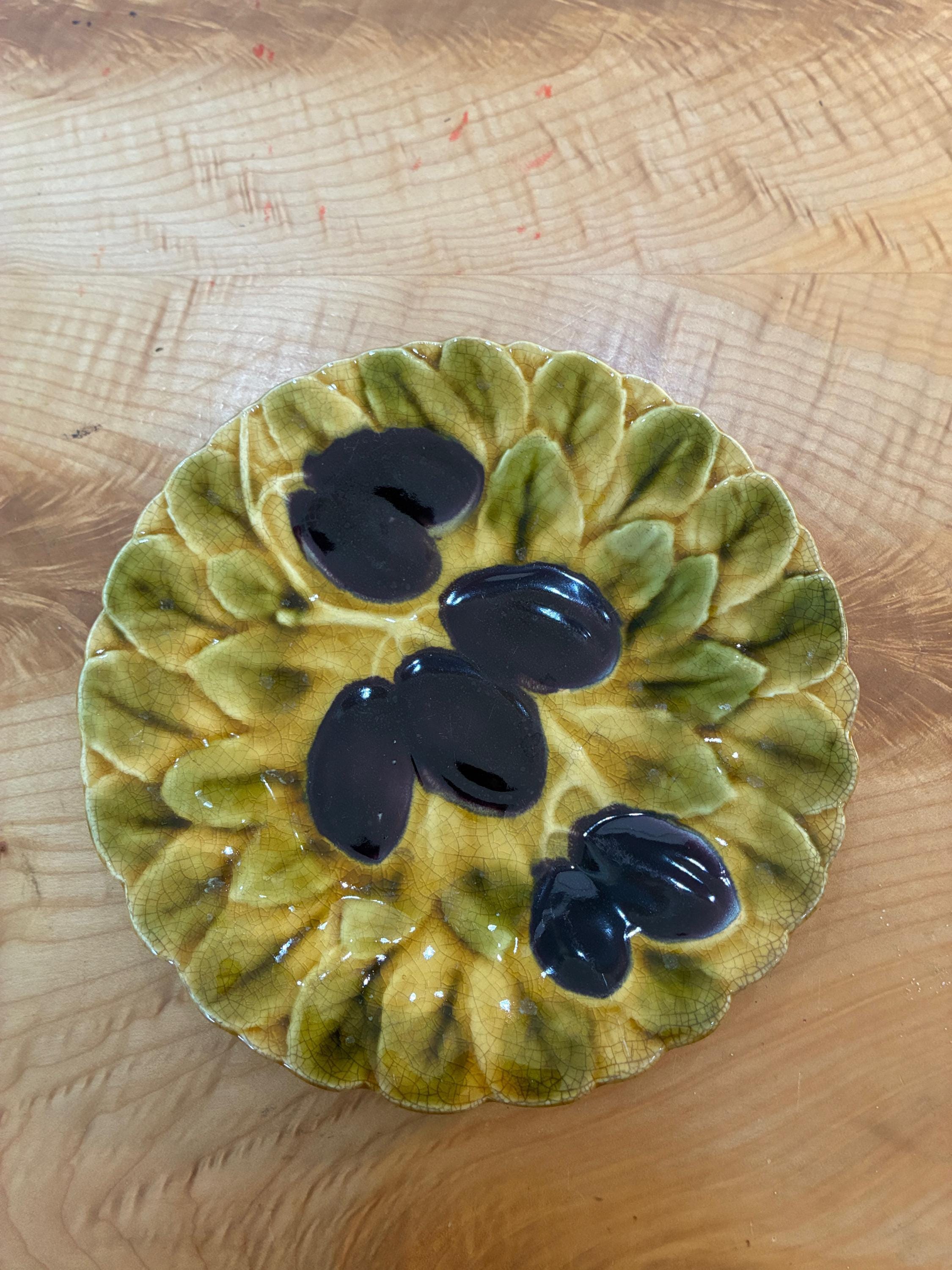 Sarreguemines Plate - Etsy