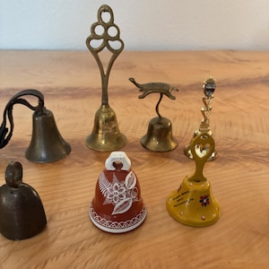 Hand Bells Vintage Set - Etsy