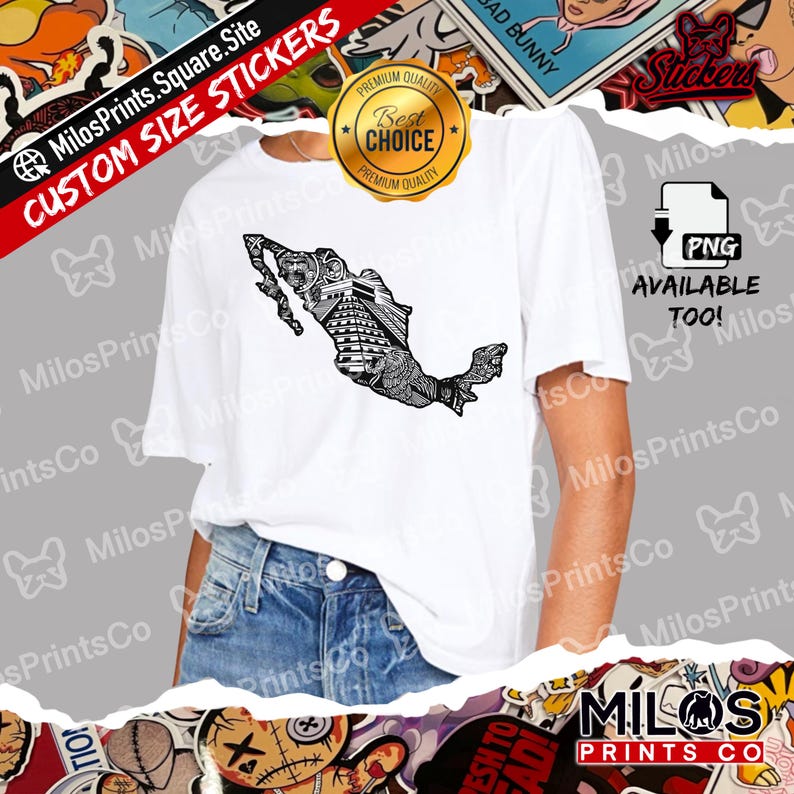 Aztec Mexico Mejica Pride Vinyl Sticker - Etsy