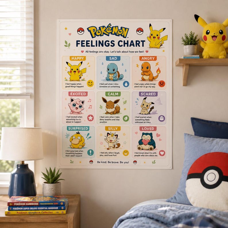 Emotional Regulation Kit Poster Bundle | Calm Corner Printables | adhd support | Feelings Chart (Digital Download) image 2