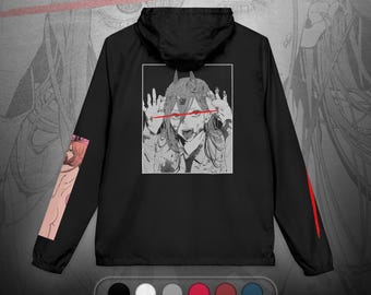 Chaqueta Chainsaw Man /DISEÑO #2/ POWER y Meowy CAT / Cortavientos