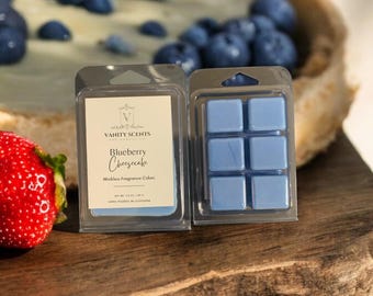 Blueberry Cheesecake Wax Melts 2.5 oz Blueberry Graham Cracker Vanilla Dessert Wax Melts