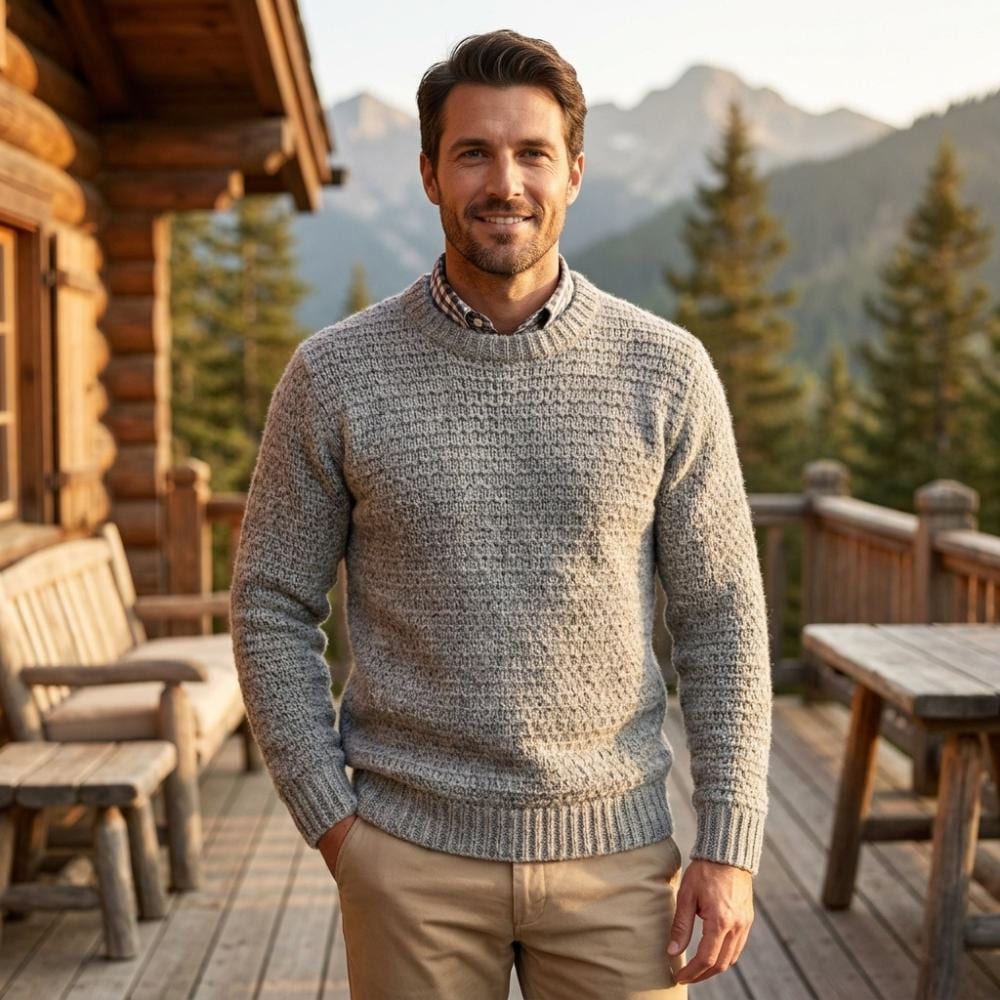 39 Crochet Sweater Patterns for Men You Can Wear Year After Year 26 Crochet Men's Sweater