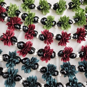 Kukui nut and ti leaf lei, hawaiian ribbon lei,graduation lei,anniversary lei,wedding lei,birthday lei,lei,Hawaiian lei,Special Occasion