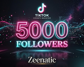 5 000 abonnés TikTok, croissance réelle et active, boost des réseaux sociaux (livraison rapide)