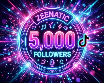 5000 seguidores en TikTok, crecimiento real y activo, impulso en redes sociales (entrega rápida).