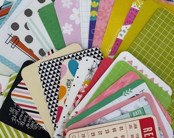 Junk Journal Cards: Mixed Ephemera Pack for Scrapbooking (40 Cards)
