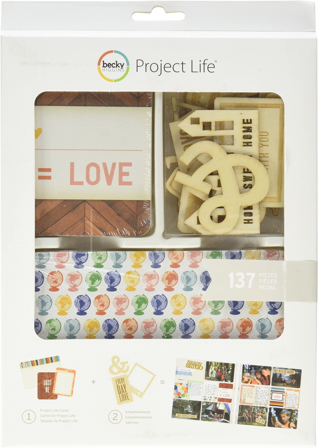 JOURNAL Card Kit, Ready Set Go Kit, Becky Higgins Project Life, 137