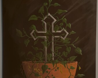 Growth- Original Acrylic Paiting. 16”x20”