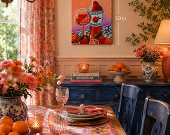 Diamond Painting Wine Canvas
