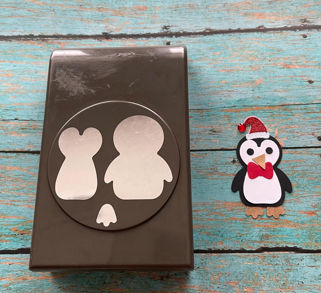 Stampin up Penguin Builder Paper Punch Card Making Crafting Tag Making ...