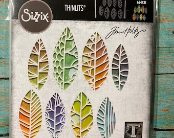 Sizzix Thinlits Die Set – 'Garden Greens' By Tim Holtz (9 Pack Of Wafer-Thin Dies For Paper Crafting) - View #2