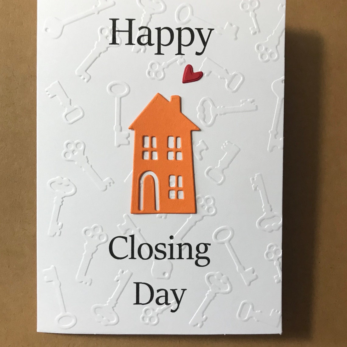 Happy Closing Day House Card Home Card Stationery Real Etsy