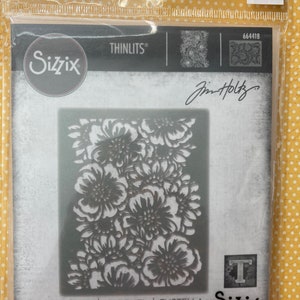 Sizzix Thinlits Die - Bouquet by Tim Holtz #664418 Designed by: Tim Holtz Flower Background Die