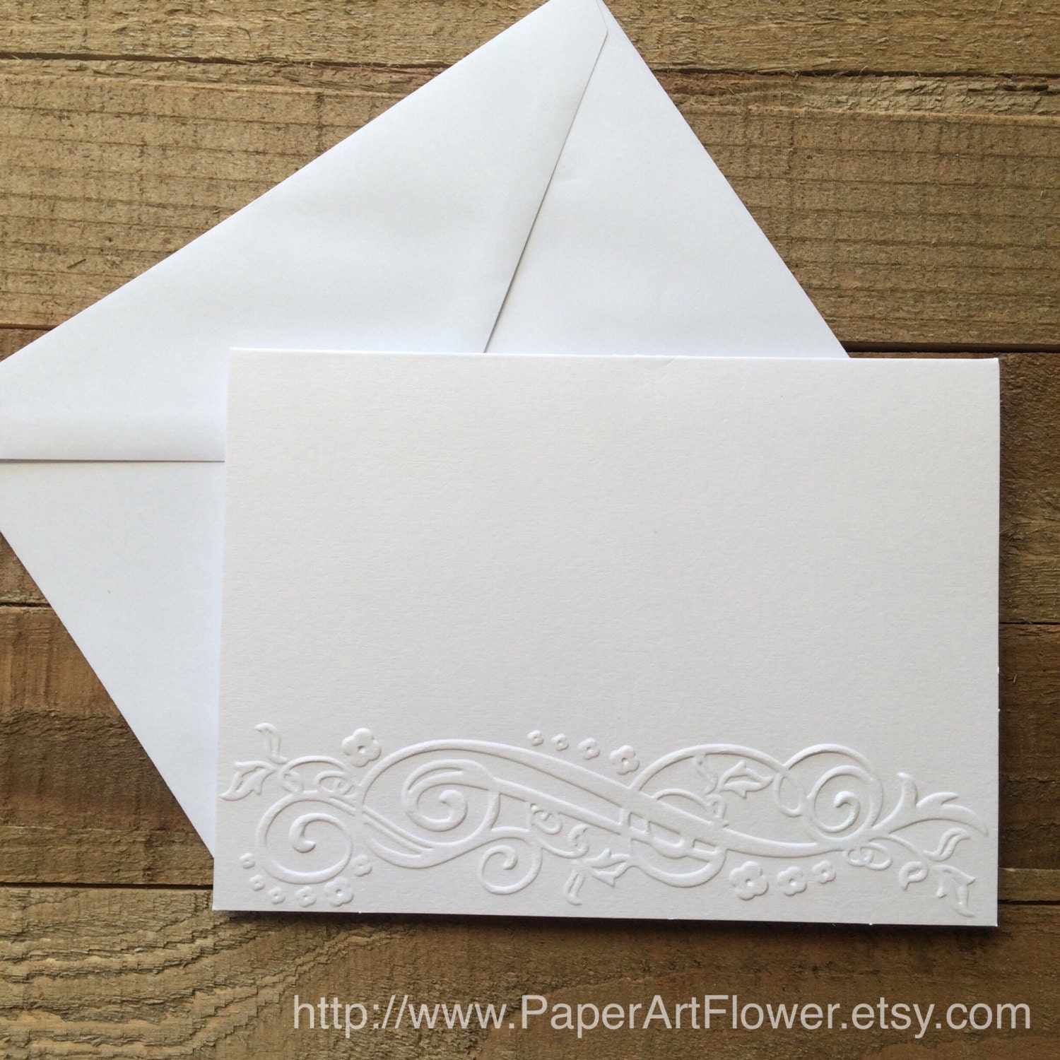 flourish border cards white embossed note cards greeting