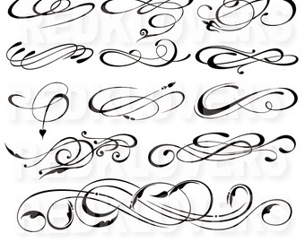 SVG Silhouette DXF Shabby Chic Victorian Vintage Chalk Design swirls Digital Download  svg , ai, psd, png,  pdf tshirt design files