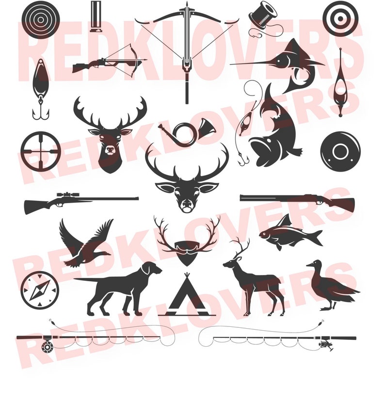 SVG DXF hunting fishing camping antler arrows Digital Download files svg , ai, psd, png, pdf tshirt designs image 1
