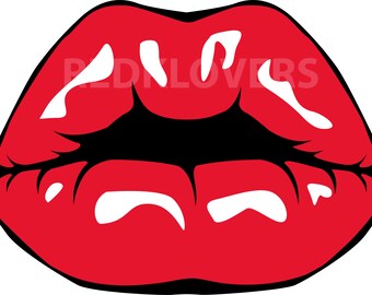 SVG DXF lips OPEN pop art scrapbook Digital Download files svg , ai, psd, png,  pdf tshirt designs