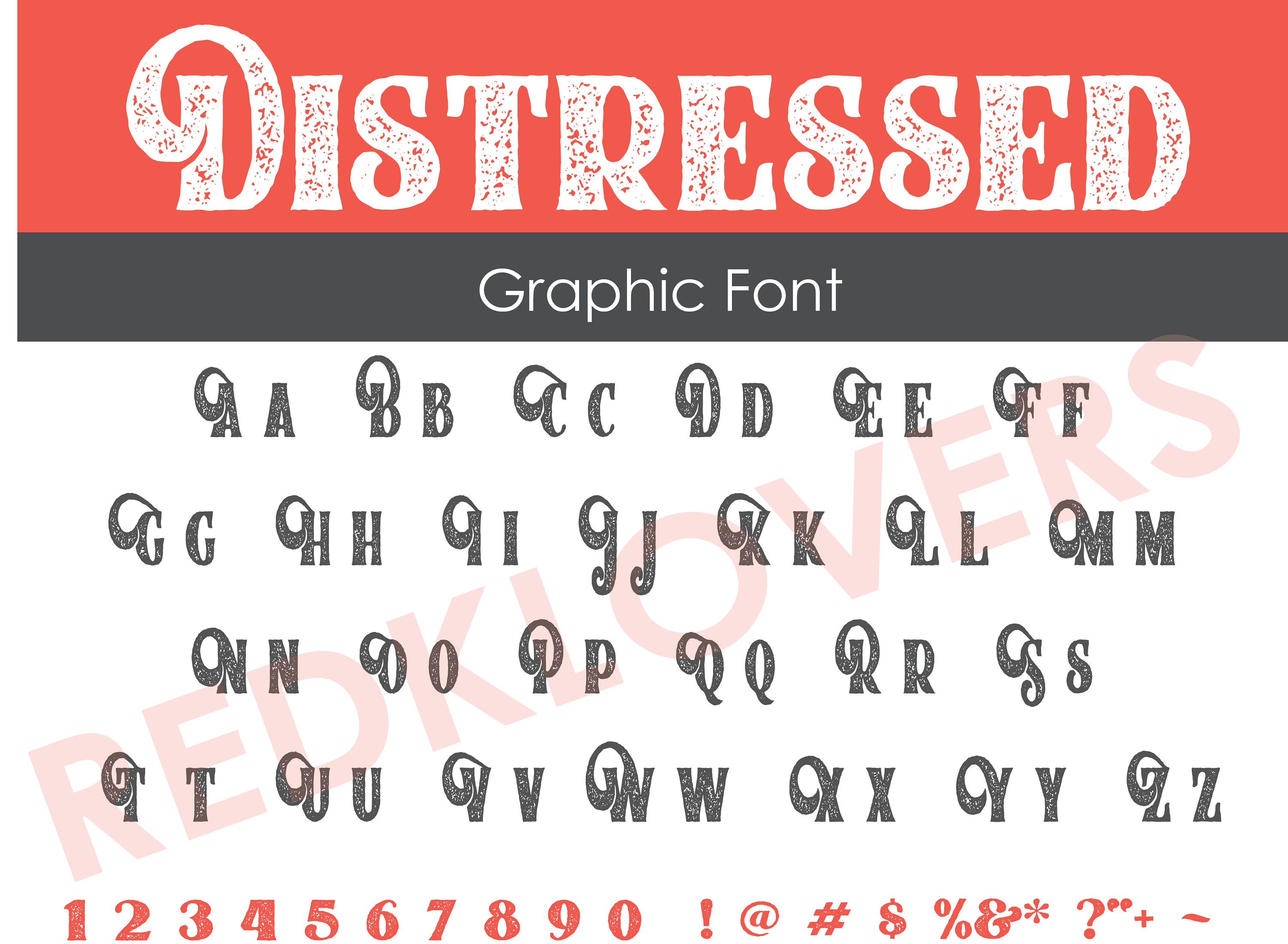 SVG Silhouette DXF Distress Font Vintage Retro Ornate Sign Alphabet ...