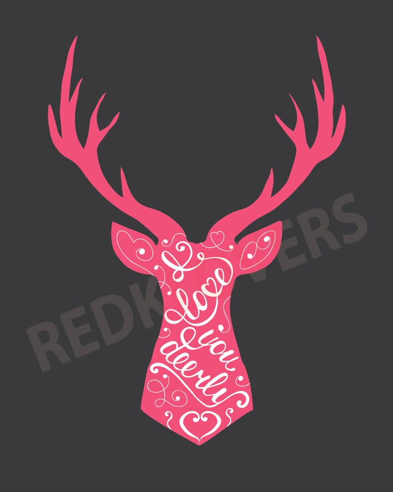 Download SVG DXF Deer Antlers Horns Wild Free Digital Download files | Etsy