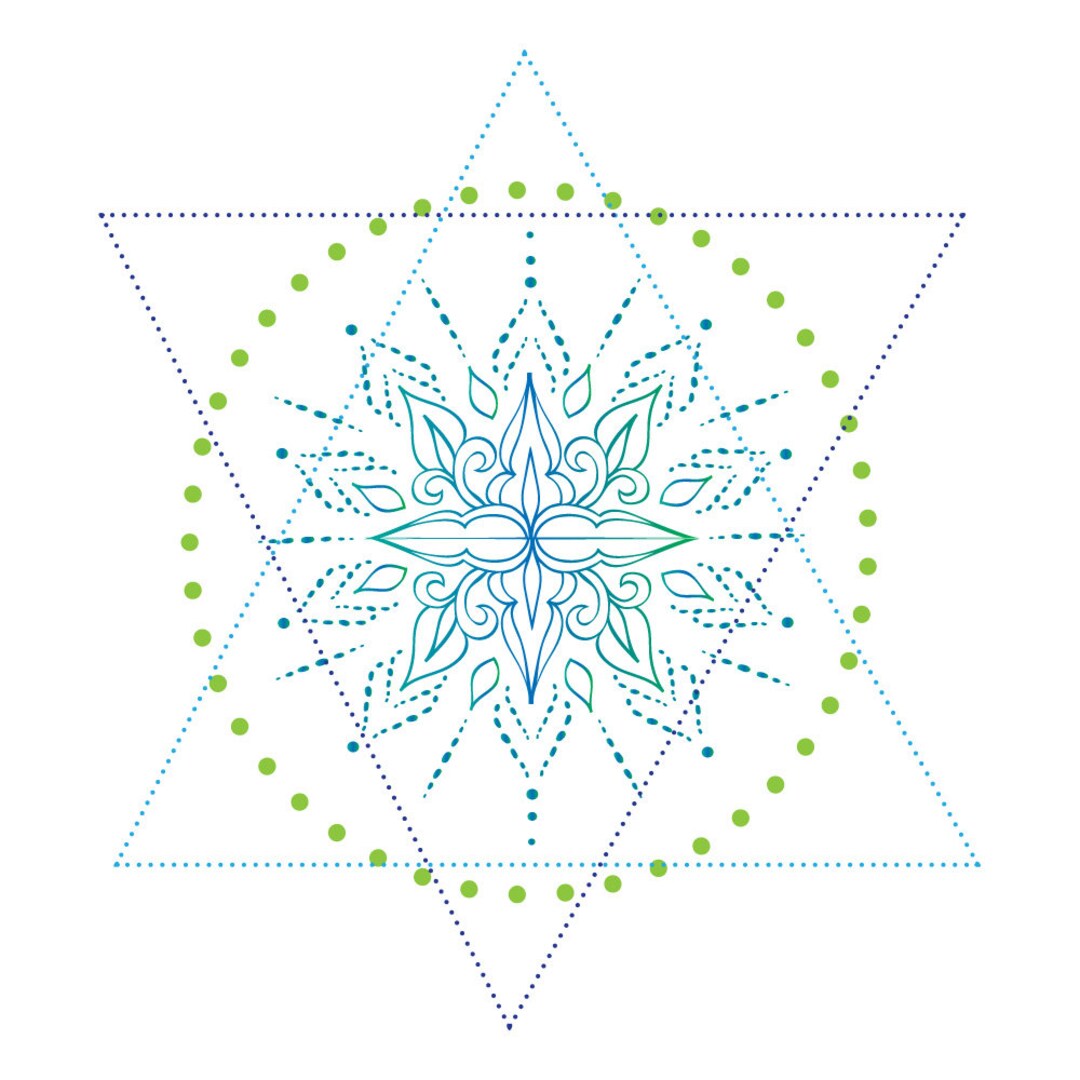 SVG DXF Lotus Flower Bali Mandala Boho Yoga Henna Art Digital Download ...