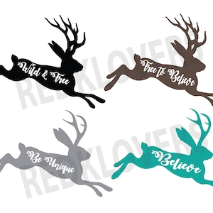 SVG DXF silhouette rabbit antlers jackrabbit jackalope scrapbook Digital Download files tshirt designs