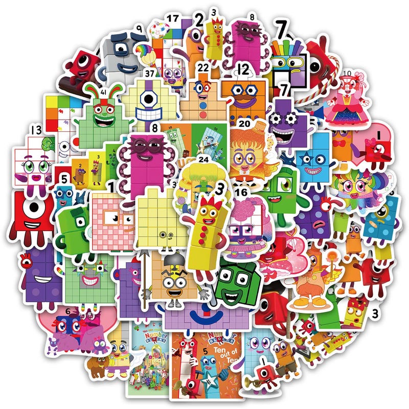 Numberblocks Stickers - Etsy