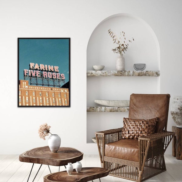 Farine Five Roses - Photo Print - Montreal, Photography, Sud Ouest, Wall Art, Farine Five Roses