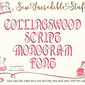 Victorian style Monogram Font