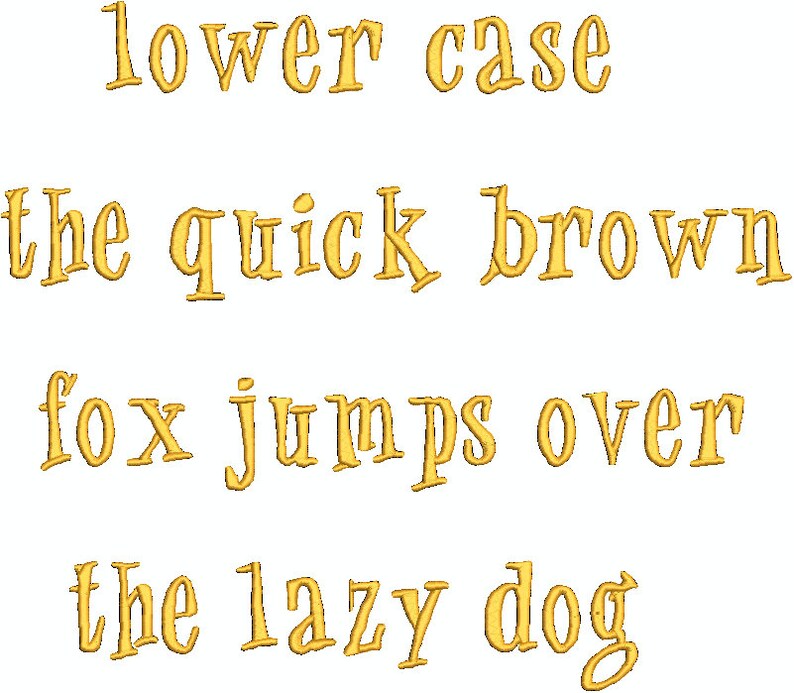 Disney's Jungle Book Machine Embroidery font 4 sizes BX Etsy