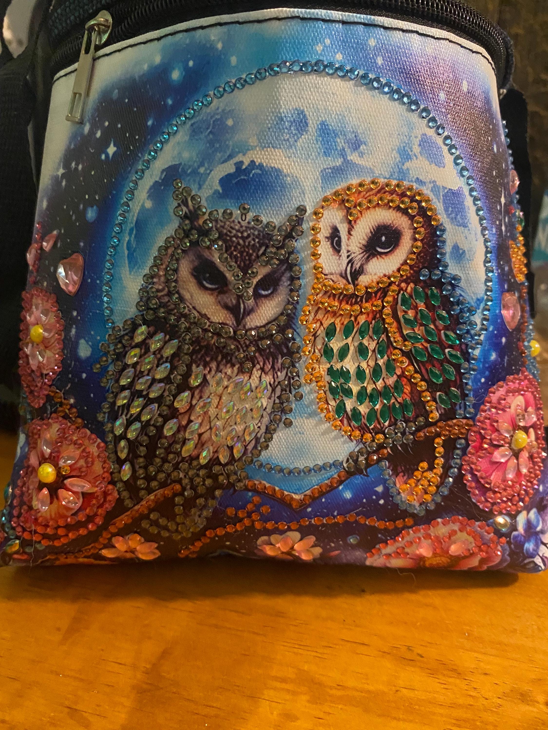 Owl gem bag/purse