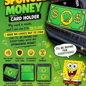spongebob squarepants card sleeves Spongebob Card Sleeve