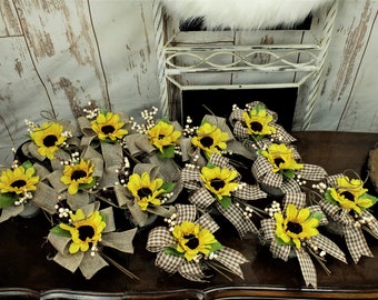 Party Centerpieces - Sunflower Shower Favor | Flower Decorations | Fall Baby Shower | Summer Baby Shower | Bridal Shower Favors