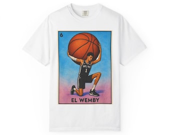 Wemby Basketball Player T-Shirt | Sports Illustration Tee