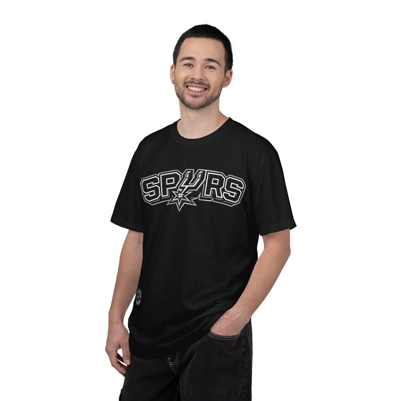 San Antonio Spurs Vassell T-Shirt | Basketball City Jersey Style image 3