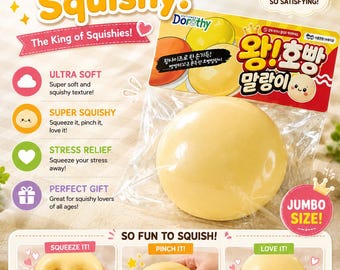 Korean Jumbo Steamed Bun Squishy