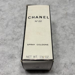 Vintage 1970s Chanel No 22 Spray Cologne Bundle 1 Full / 1 Empty Bottle Set immagine 6