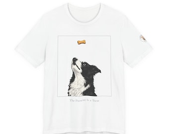 Camiseta de perro de atención plena / Camiseta de meditación del momento presente, ropa de recuperación