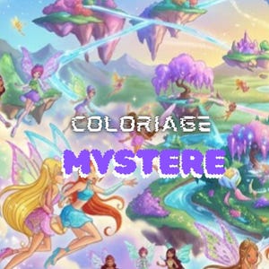 Libro da colorare magico delle Winx: album PDF stampabile per tablet e stampante