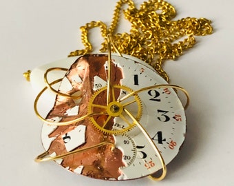 Twisted in Time Necklace
