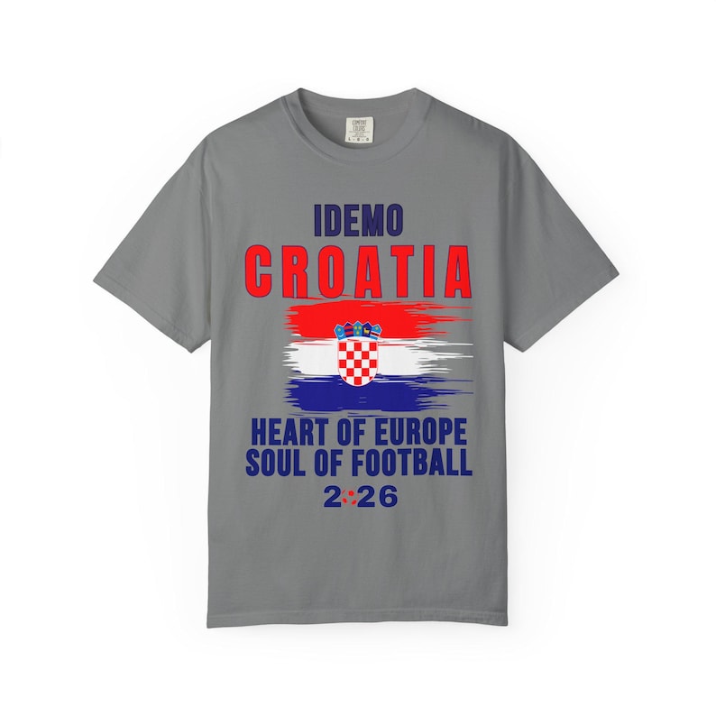 Kroatien fotbolls-T-shirt | Europas hjärta, själen av nationell stolthet (2026) bild 6