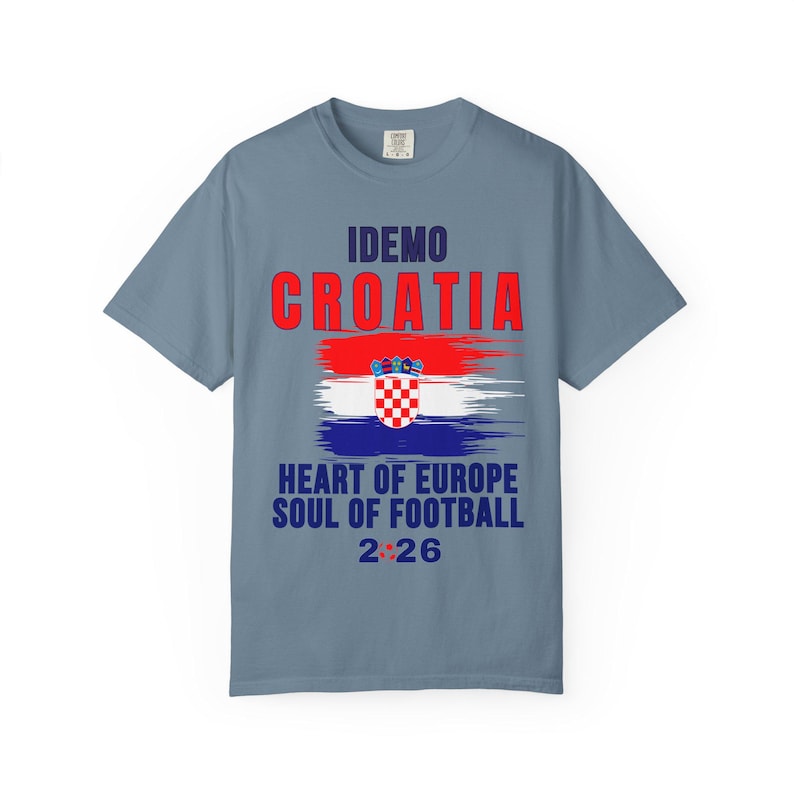 Kroatien fotbolls-T-shirt | Europas hjärta, själen av nationell stolthet (2026) bild 10